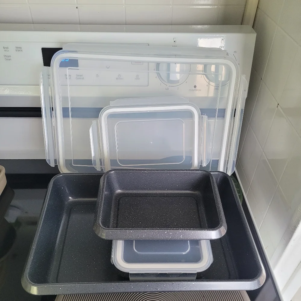 Curtis Stone 6-Piece Bake & Store Set, Gray - Picture 4 of 5